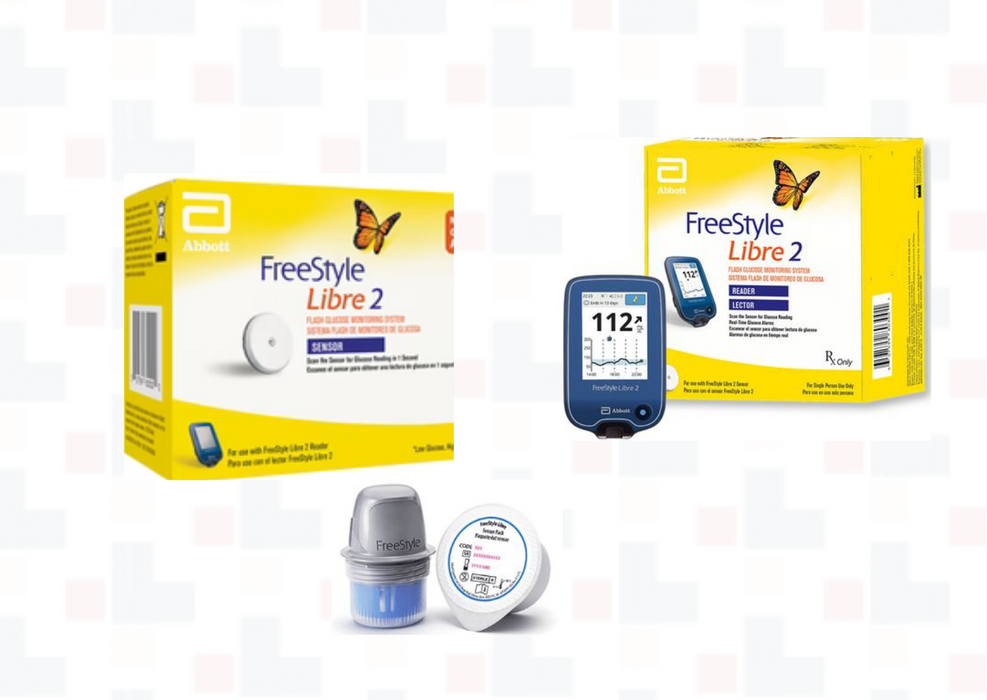 FreeStyle Libre 2 Reader + Sensor Combo Pack