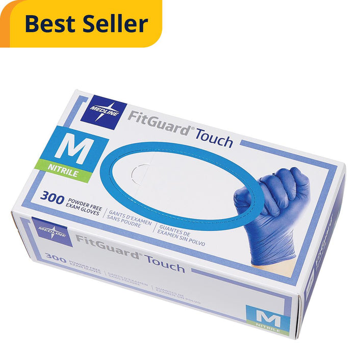 Medline FitGuard Touch Nitrile Exam Gloves