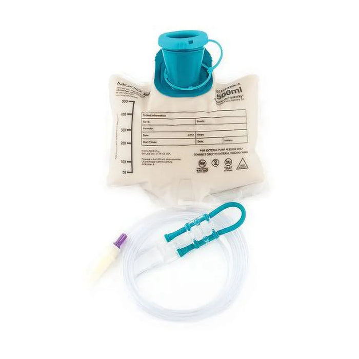 Moog Enteral Feeding Pump Bag Set With ENFit® Connector Infinity® 500 ML Silicone NonSterile