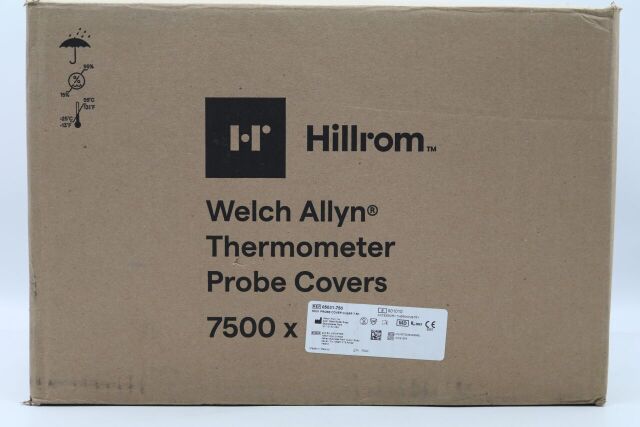 Welch Allyn 05031-750 SureTemp Disposable Probe Covers Case (7500)