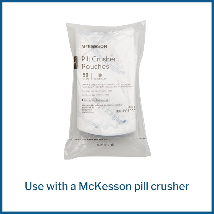 McKesson Pill Crusher Pouch, 1000 Total, 50 Count, 20 Packs