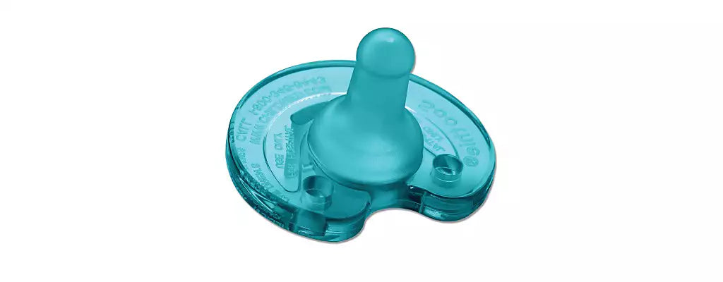 Respironics Soothie Pacifier – For Babies Without Teeth, Natural Scent (Box of 100)