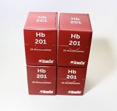 HB 201 Analyzer HemoGlobin Microcuvettes