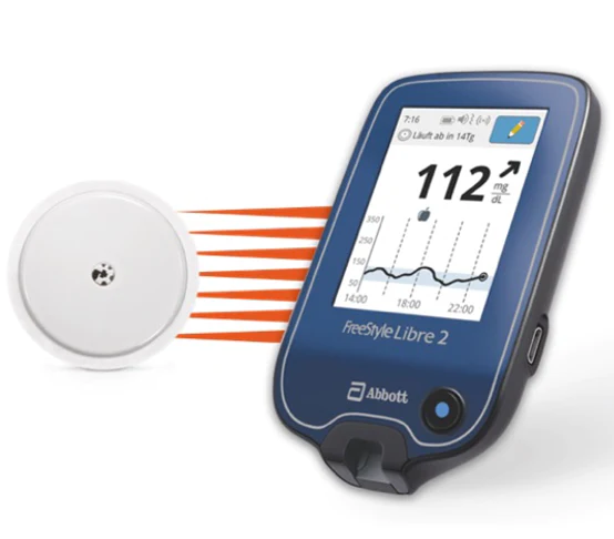 Sensor Reader FreeStyle Libre 2 Reader + Sensor Combo Pack – Complete Glucose ...
