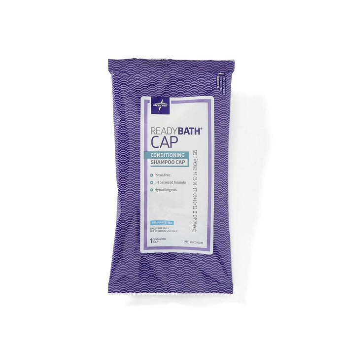 ReadyBath Rinse-Free Condition Shampoo Cap Unscent 30Ct